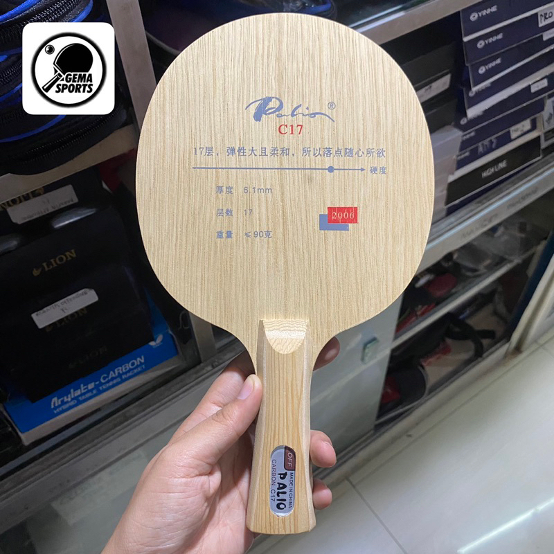 Kayu Bet Pingpong Tenis Meja PALIO C17 FL Original