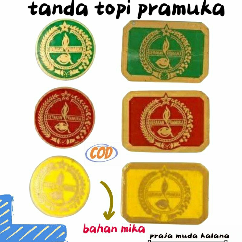 

tanda Topi Pramukatatop Pramuka Siaga tatop Pramuka Penggalang tatop Pramuka penegak