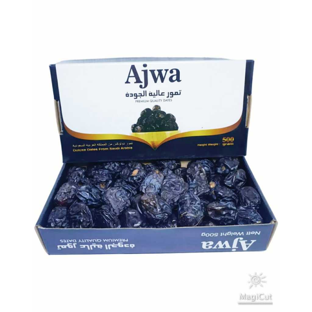 

Kurma Ajwa/Kurma Nabi Kemasan Dus 500gr