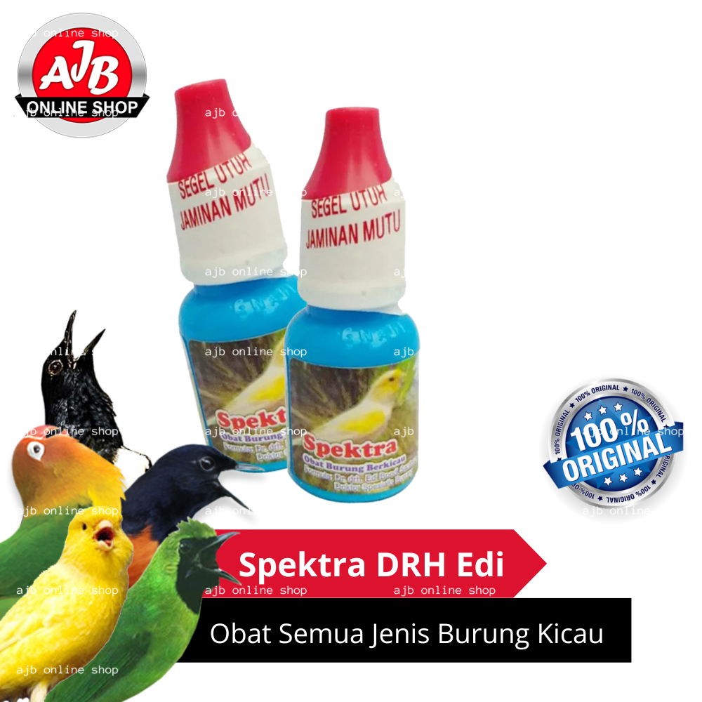 SPEKTRA DRH EDI OBAT BURUNG SAKIT LESU DIARE NAFSU MAKAN BURUNG