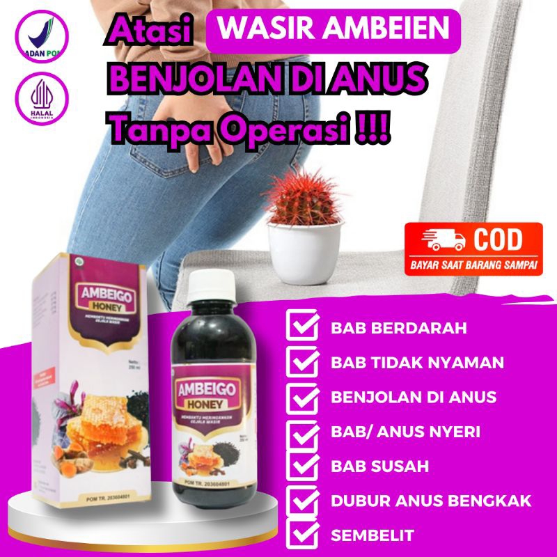 Ambeigo Honey Obat Wasir Paling Ampuh madu wasir ambeyen ambien ambeien paling ampuh
