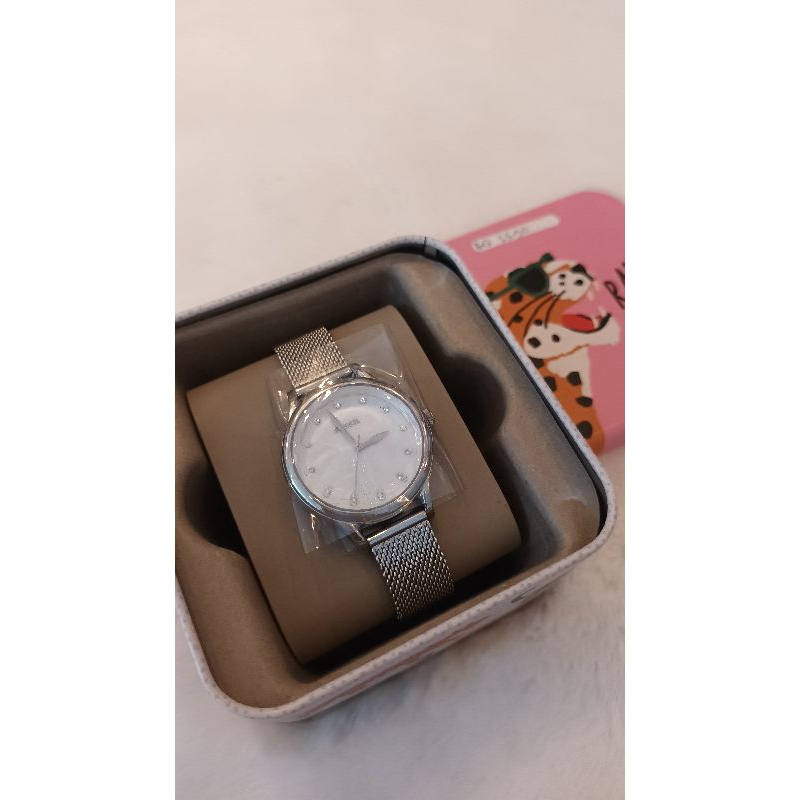 Fossil Laney Three-Hand Stainless Steel Watch BQ3393