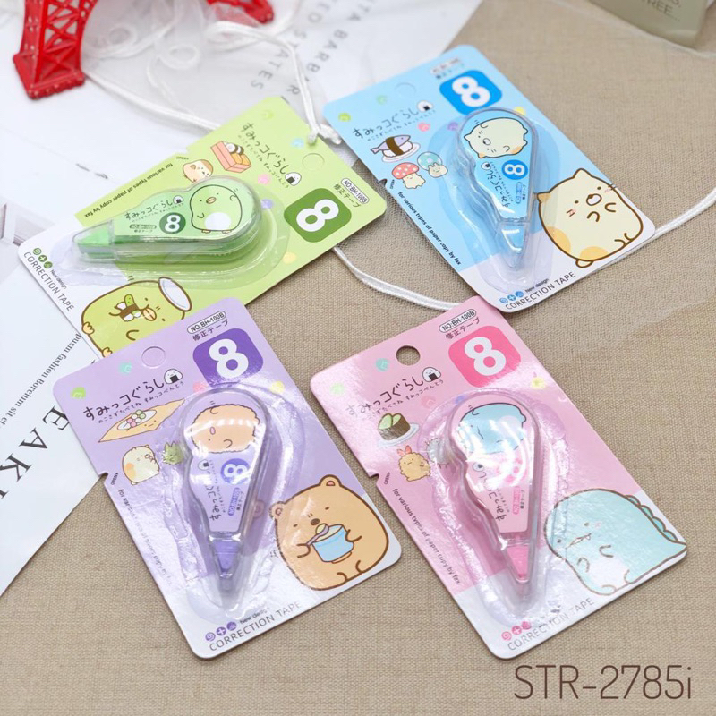 

[TERBARU] TIPEX ROLL / correction tape/tip-ex kertas fancy/tipe-x karakter lucu kecil