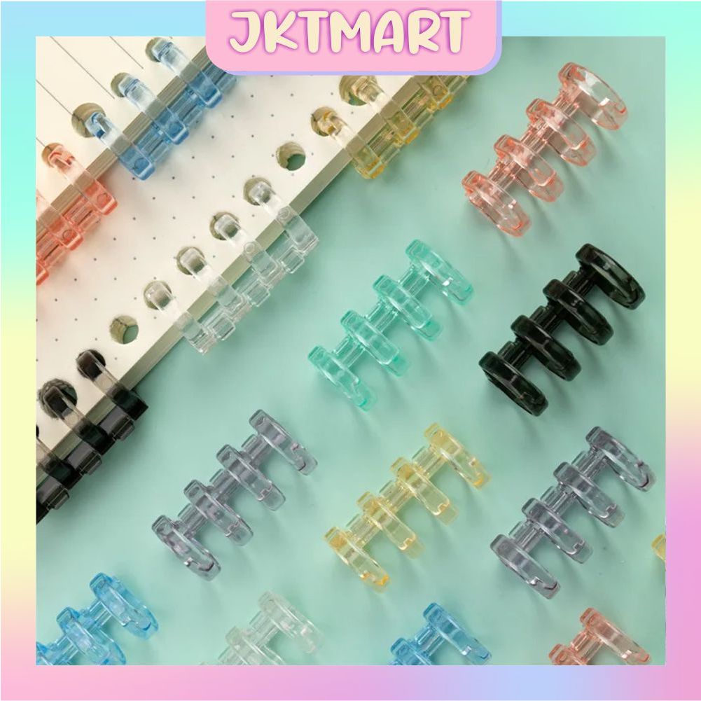 

⭐ JKTMART ⭐DIY Binding Ring Binder (4 Rings) 15mm/A4/B5/A5 Clear Binder S114