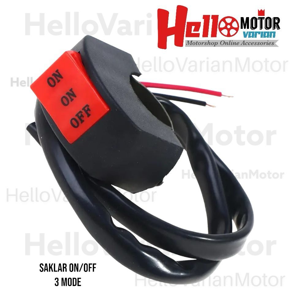 Saklar ON / OFF Lampu Motor 3 MODE