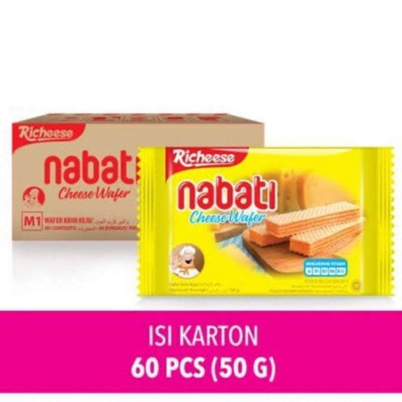 

richeese nabati wafer 50g isi 60pcs
