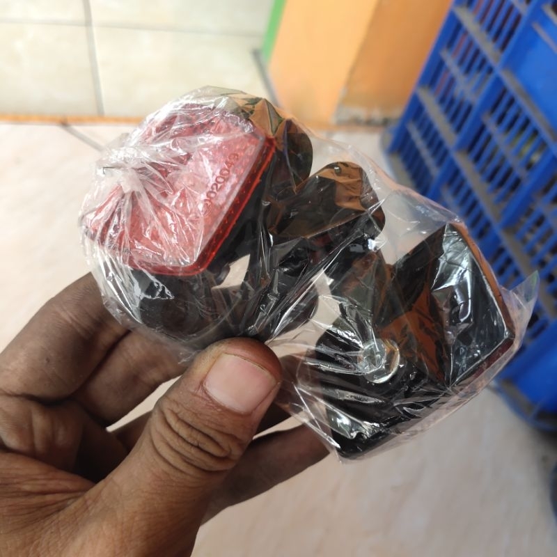 Cateye mata kucing depan belakang lampu pantul sepeda