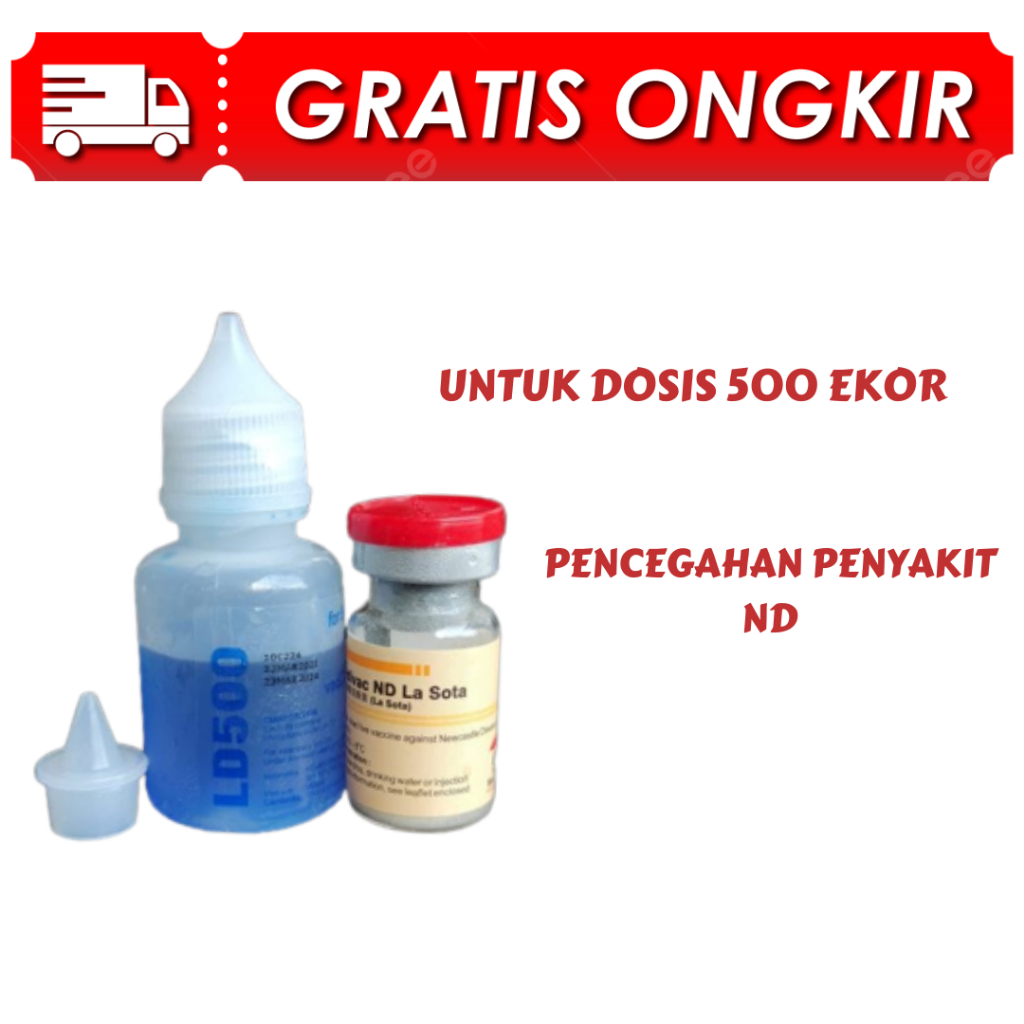 Vaksin Medivac La sota dosis 500 - pencegahan penyakit ayam