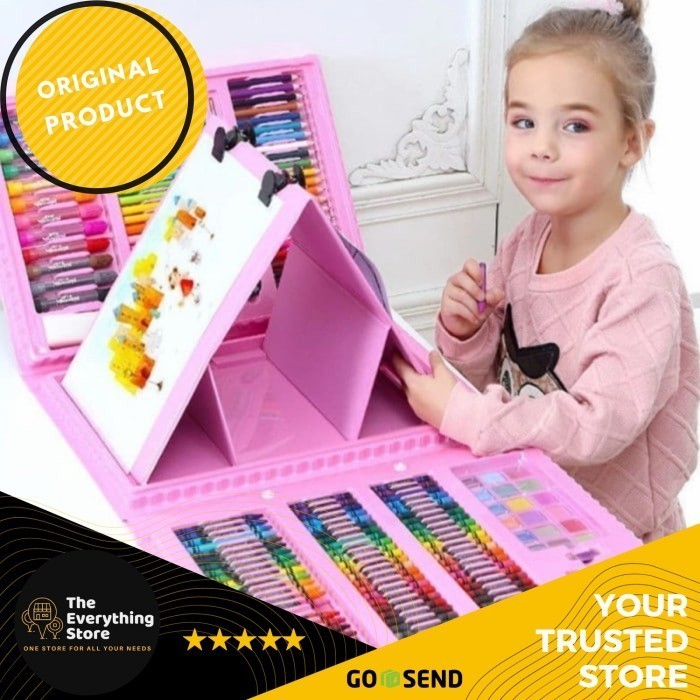 

Paket Alat Menggambar & Melukis - 208 Pcs TES