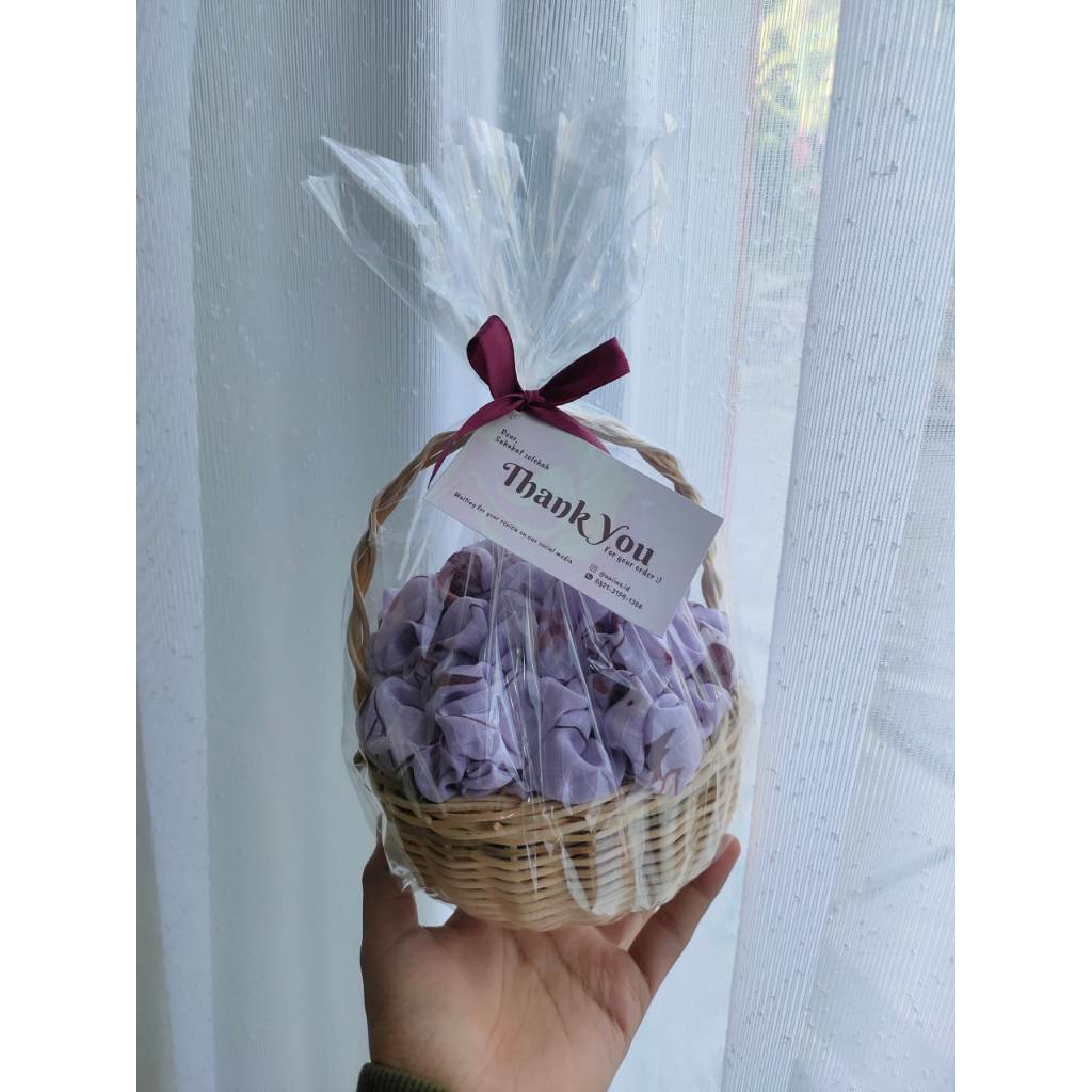 HAMPERS ROTAN HIJAB | BUKET HIJAB SIMPLE | KADO WISUDA | KADO ULANG TAHUN