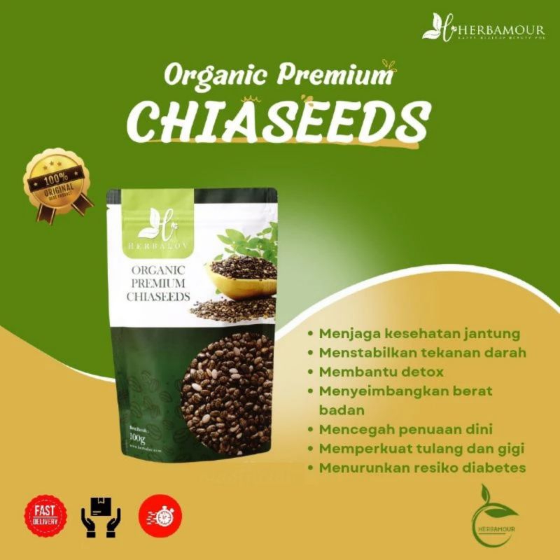 

Organic Chia Seed By Herbalov