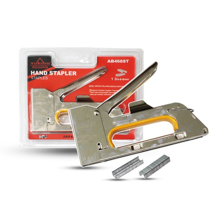 

PROMO TERLARIS ! Paket Stapler Tembak ukuran isi refil refill 6 - 8mm / Cekrekan / Stepler Motor / Pengokot / Hekter Gun Tacker / Staples Sofa, Staples Jok BELTER 2 IN1 4-14MM TERMURAH