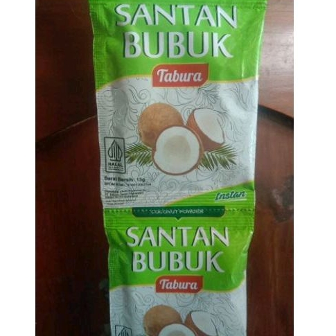 

Santan Bubuk Tabura Renceng kemasan 13gr