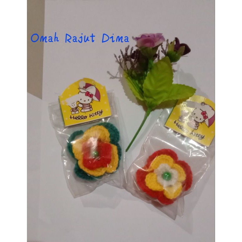Bros Bunga Rajut Mawar