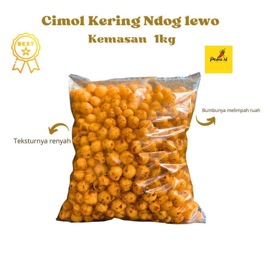 

1KG Cimol Kering Endog Lewo Bumbu Spesial Daun Jeruk Khas Garut