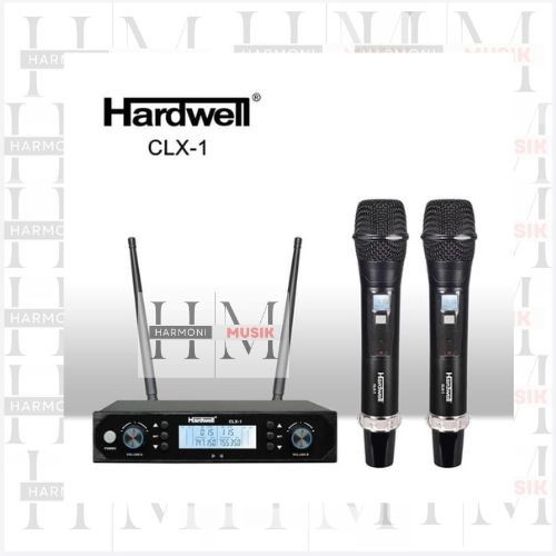 HARDWELL Mic Wireless Hardwell CLX 1 / CLX 1 - 2 Mic Pegang - ORIGINAL