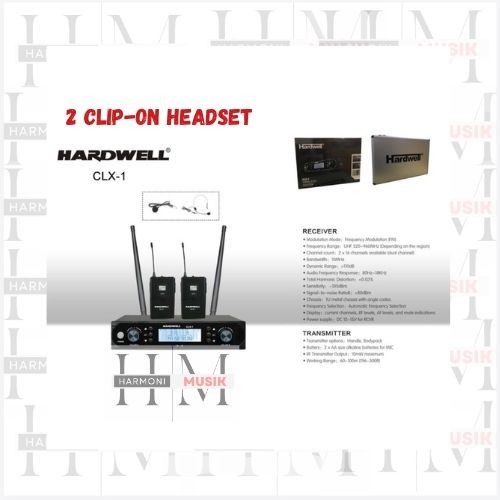 HARDWELL CLX1 Mic Wireless HARDWELL CLX 1 / CLX-1 - Clip-ON
