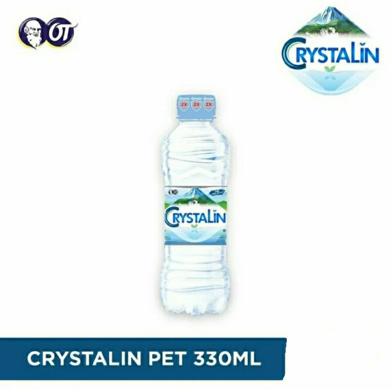 

CRYSTALIN Air mineral 330ml PH 8 /Air minum CRYSTALLINE 330ml