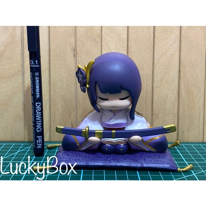 Action figure Genshin Impact chibi Raiden Shogun