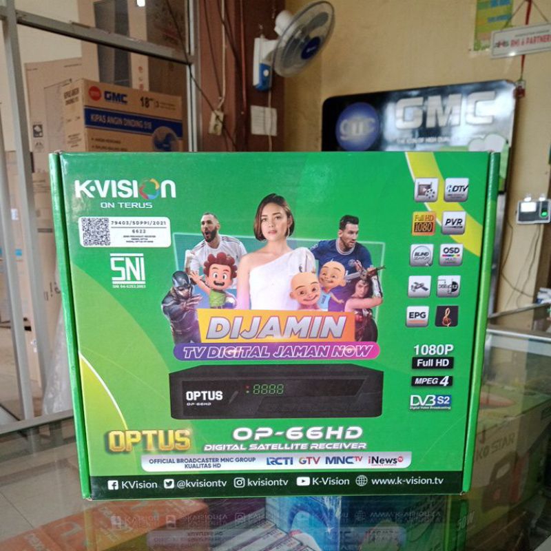 OPTUS HD-66/RECEIVER PARABOLA