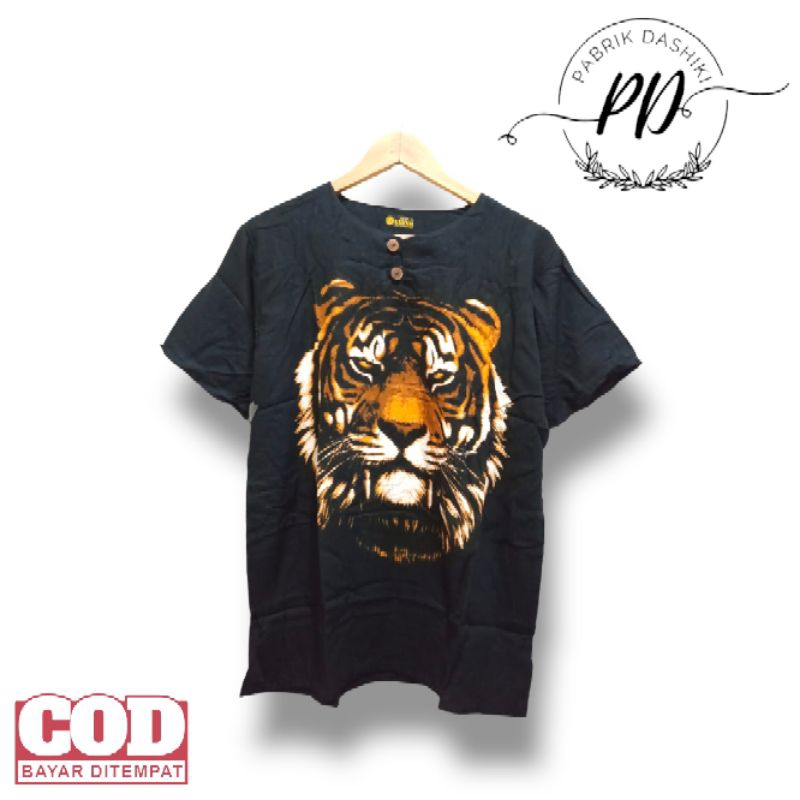 Baju etnik motif Harimau/ baju pria wanita/ baju santai/ baju kaos etnik