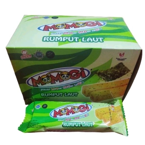 Momogi Long Stick Rumput Laut Seaweed Box Isi 10