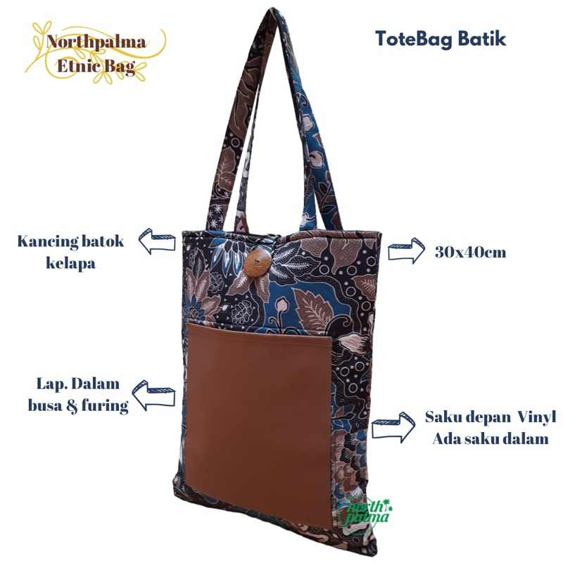 

Tas Batik tote bag souvenir seminar pelatihan diklat
