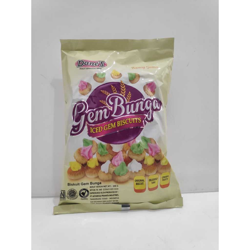 

Biscuits Gem Bunga / Biskuit Kembang Gula 200g DANE'S