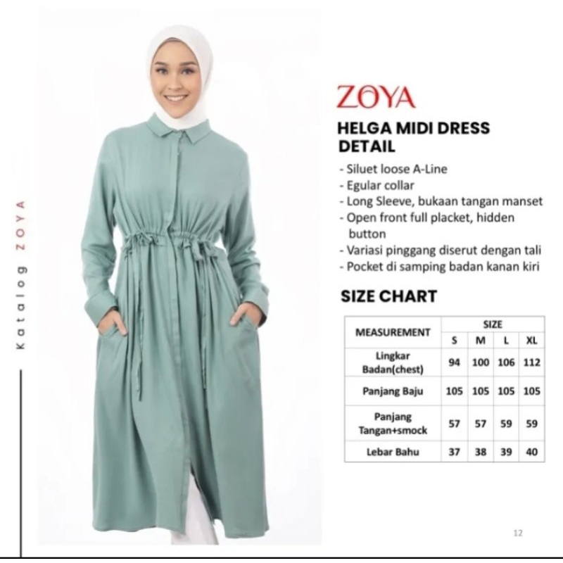 Zoya Tunik Helga Midi Dress
