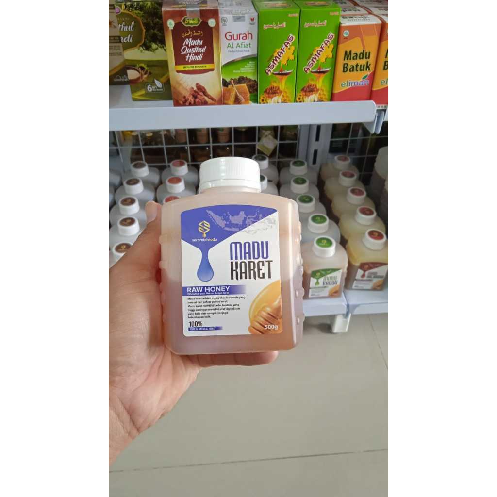 

Madu Karet Raw Honey Dari Nektar Bunga Karet Asli Original 500 GRAM