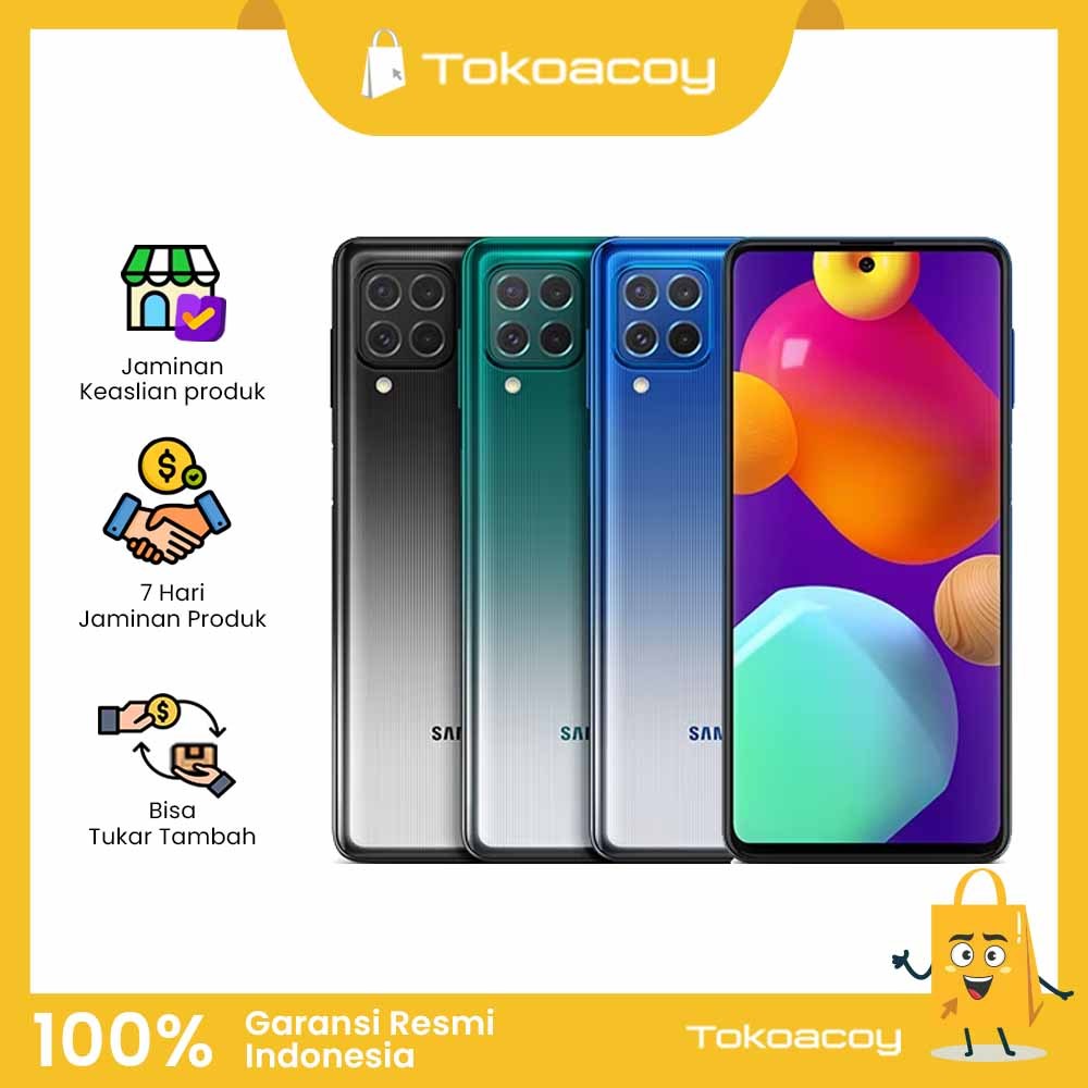 Samsung Galaxy M62 8/256GB Garansi Resmi Fullset