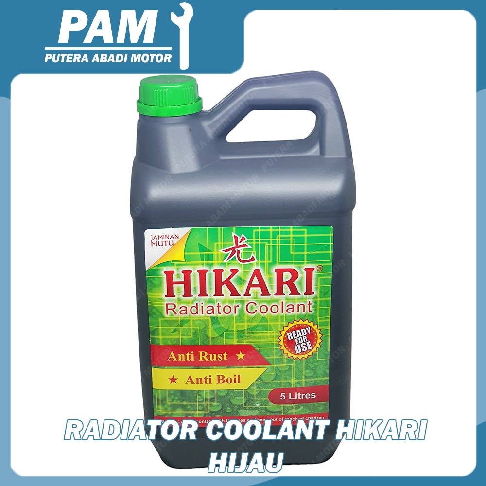 Air Radiator / Radiator Coolant HIKARI Hijau 5 Liter