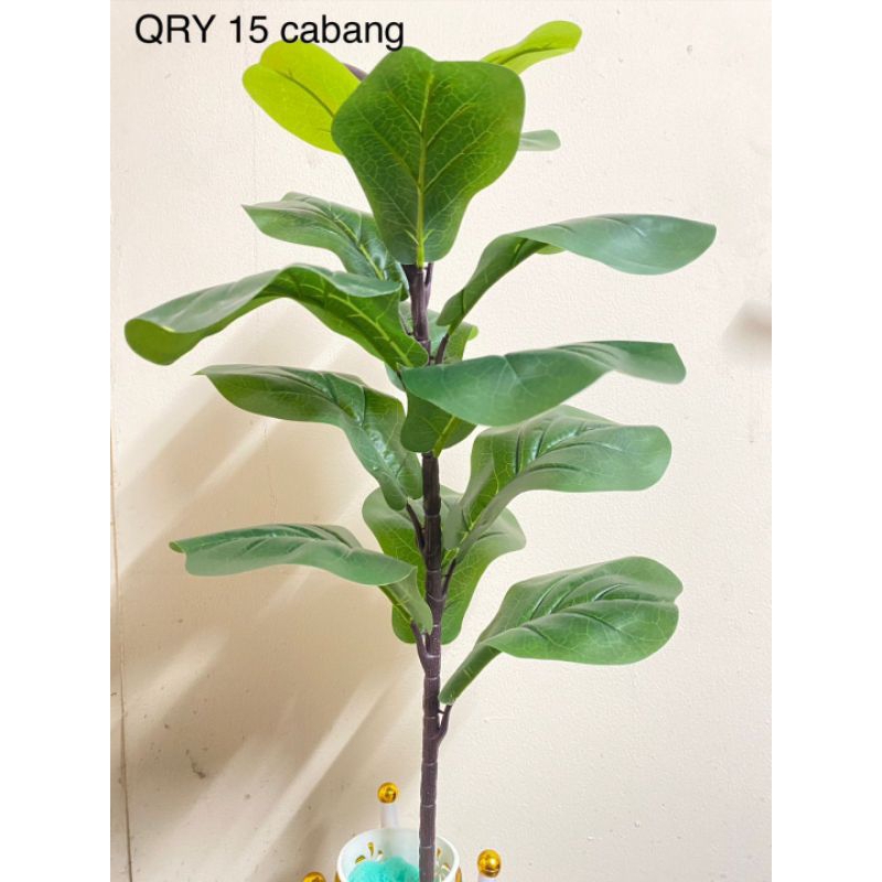 TANAMAN KETAPANG PALSU/TANAMAN POHON KETAPANG ARTIFICIAL/POHON KETAPANG PLASTIK(belum termasuk pot)