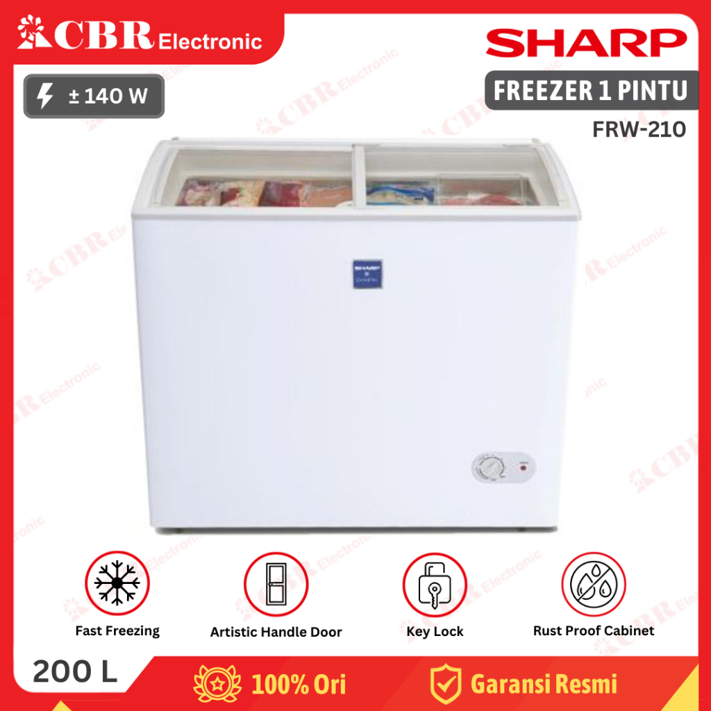FREEZER SLIDE SHARP FRW-210 (Sliding Freezer) 200 L