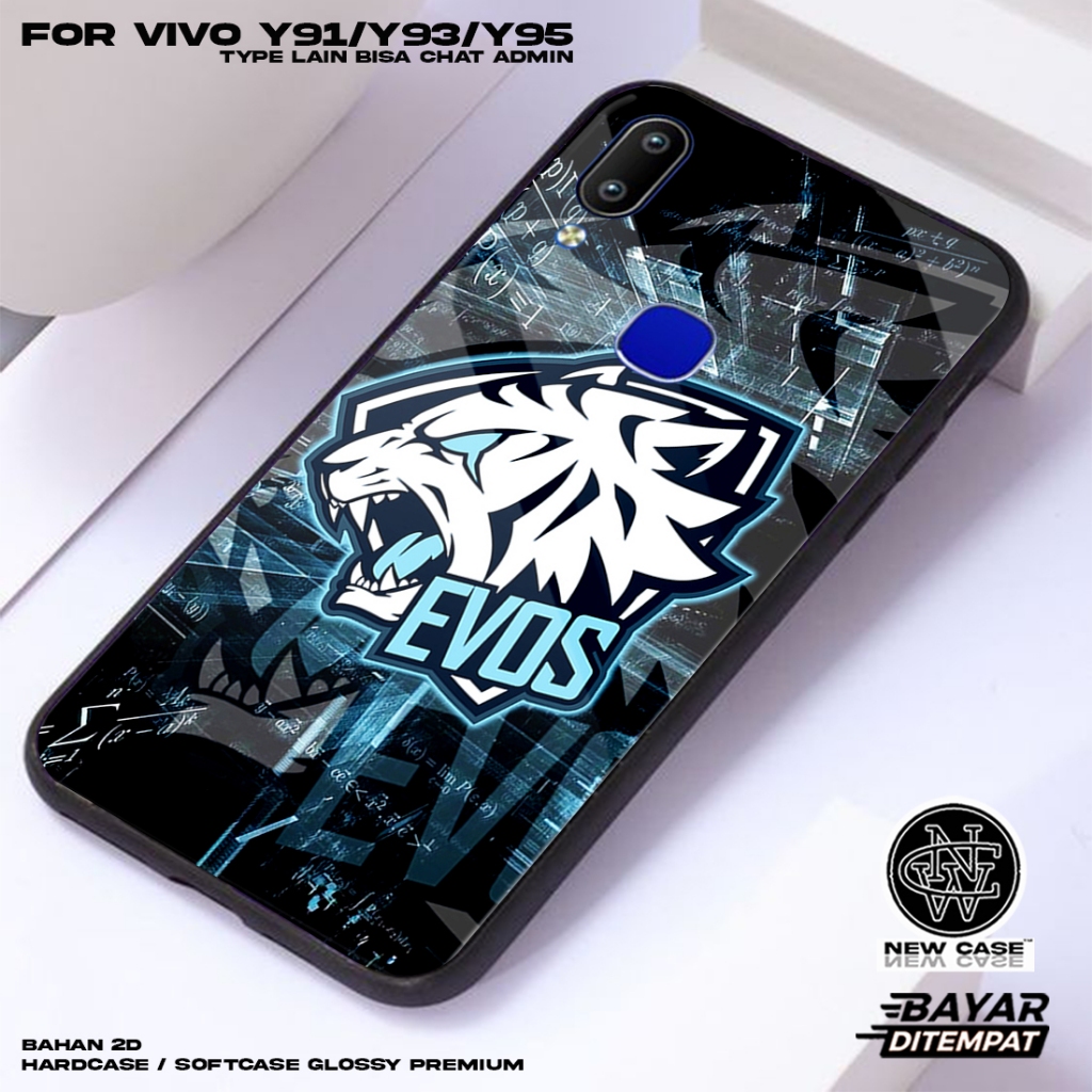 Case VIVO Y91 Y93 Y95 - Casing Hp Terbaru 2023 Newcase [ EVOS] Silikon Hp Mewah - Kesing Hp VIVO Y91