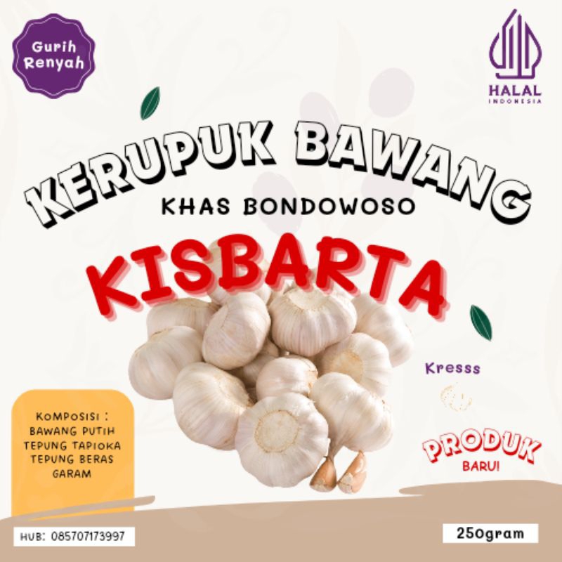 

Kerupuk Bawang puli