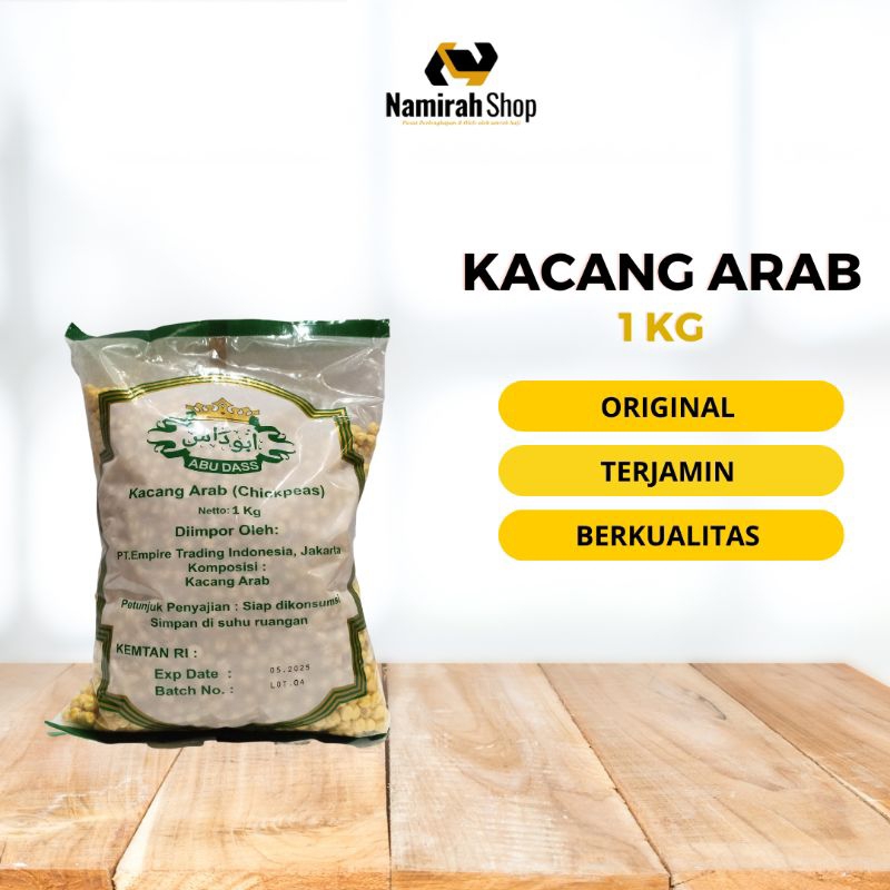 

Kacang Arab Abu Dass 1 kg / Oleh oleh umroh haji