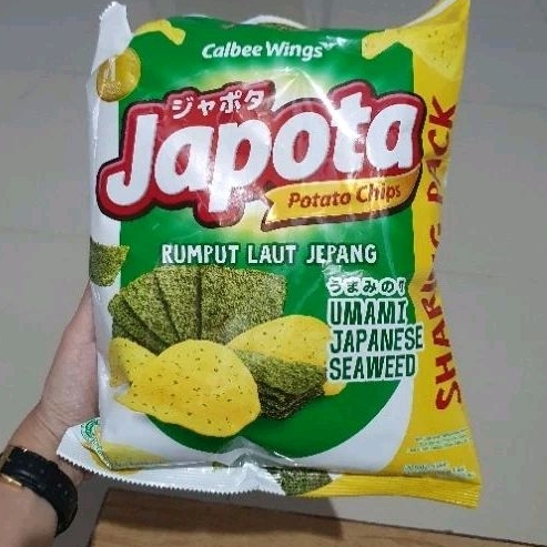 

Japota potato chips Sharing Pack snack rasa JAPANESE SEAWEED rumput laut 120gr