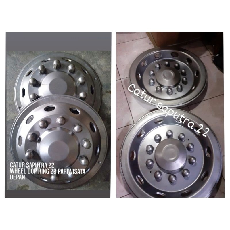 6 BIJI WHEELDOP RING 20 MENTAHAN BAHAN PLAT