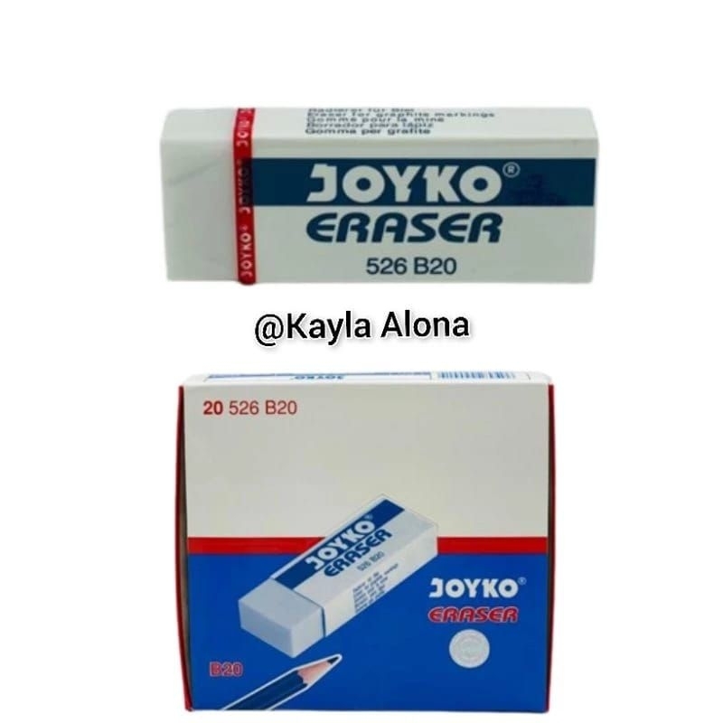 

PENGHAPUS PUTIH / STIP / ERASER JOYKO BESAR B20