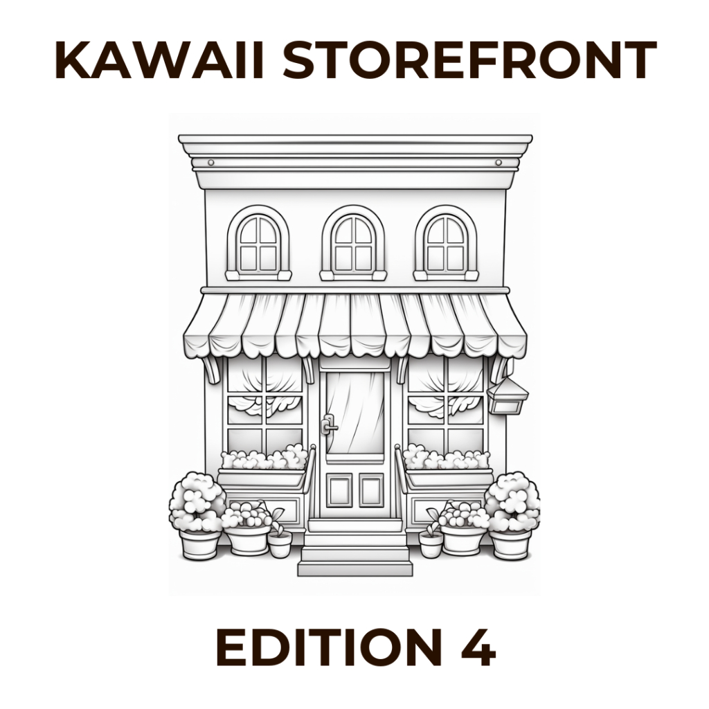 

Halaman Mewarnai Tema Toko Kawaii Edisi 4 File Digital