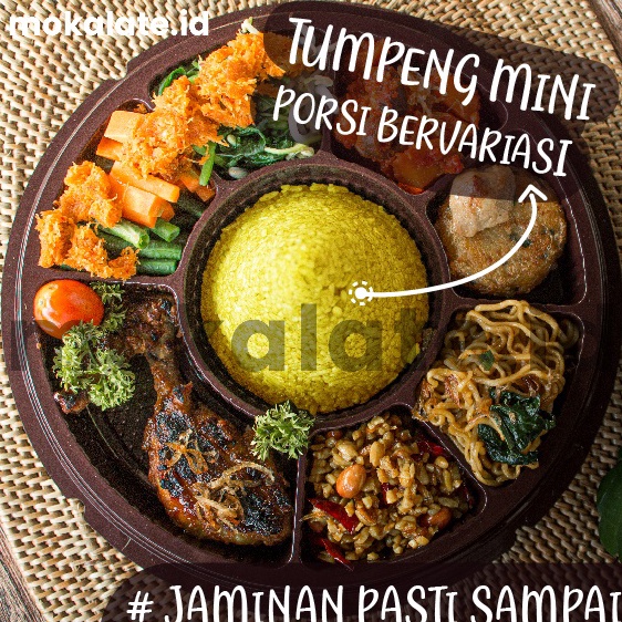 

☄️NEW✨ Nasi Tumpeng Mini Sekat Siap Saji Instant Halal Porsi Bervariasi