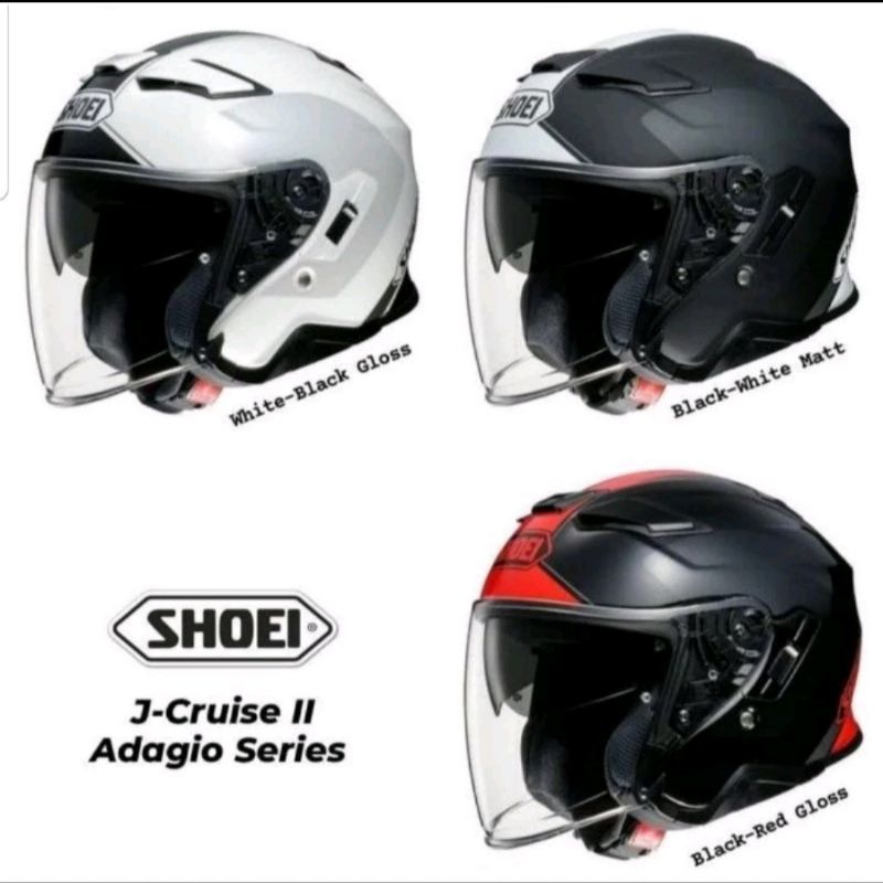 helm clone shoei j cruise 2 adagio series half face copy