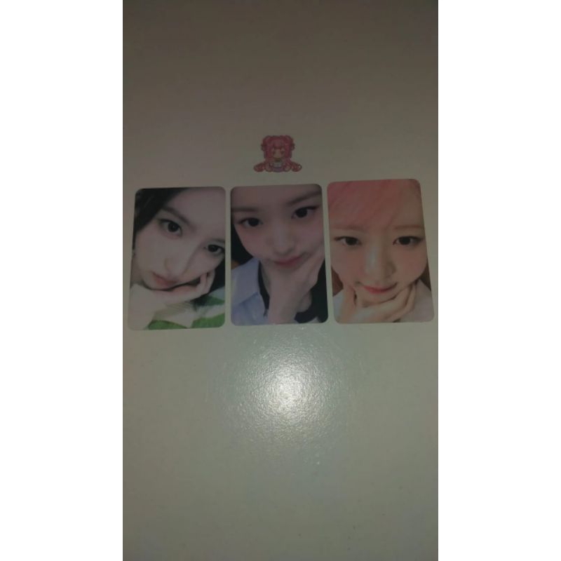[Ive] Ive withmuu zoom unofficial photocard, wonyoung, rei, gaeul, liz, yujin, bahan premium