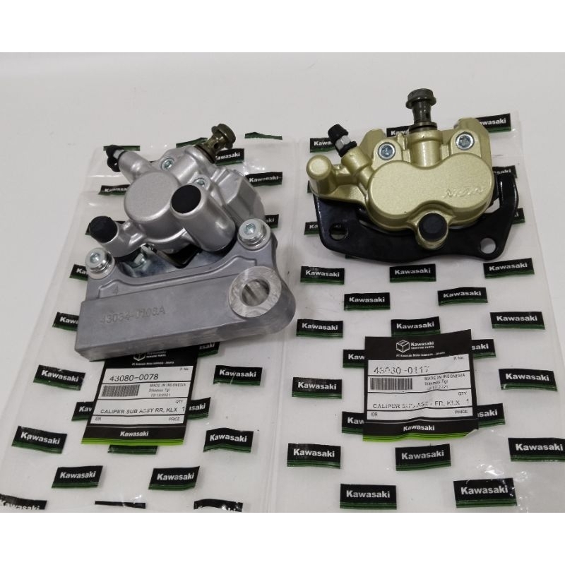 KALIPER DEPAN BELAKANG + BREKET HOLDER BELAKANG 1SET KLX150 KLX 150 L S BF DT DTRACKER KEPALA BABI O