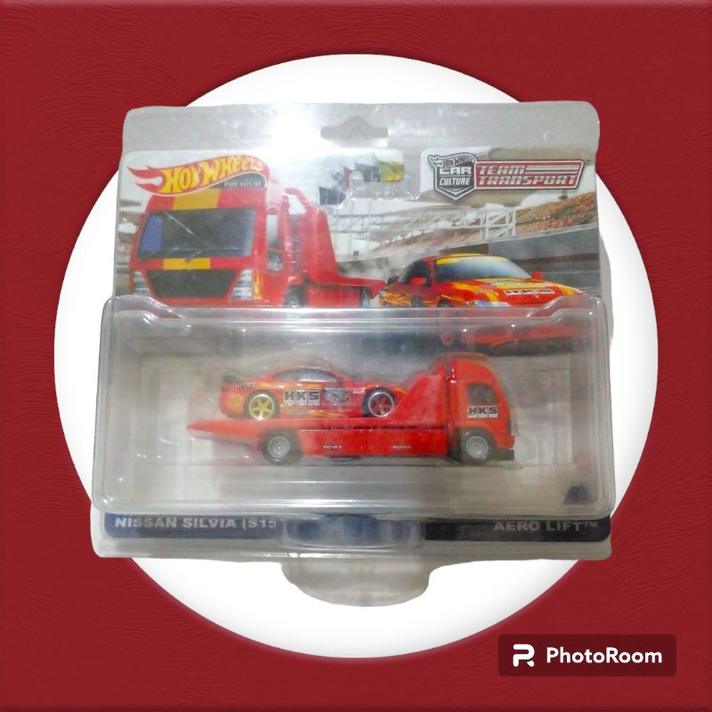 Hot WHEELS TRASPOTER NISSAN SILVIA S15 HKS