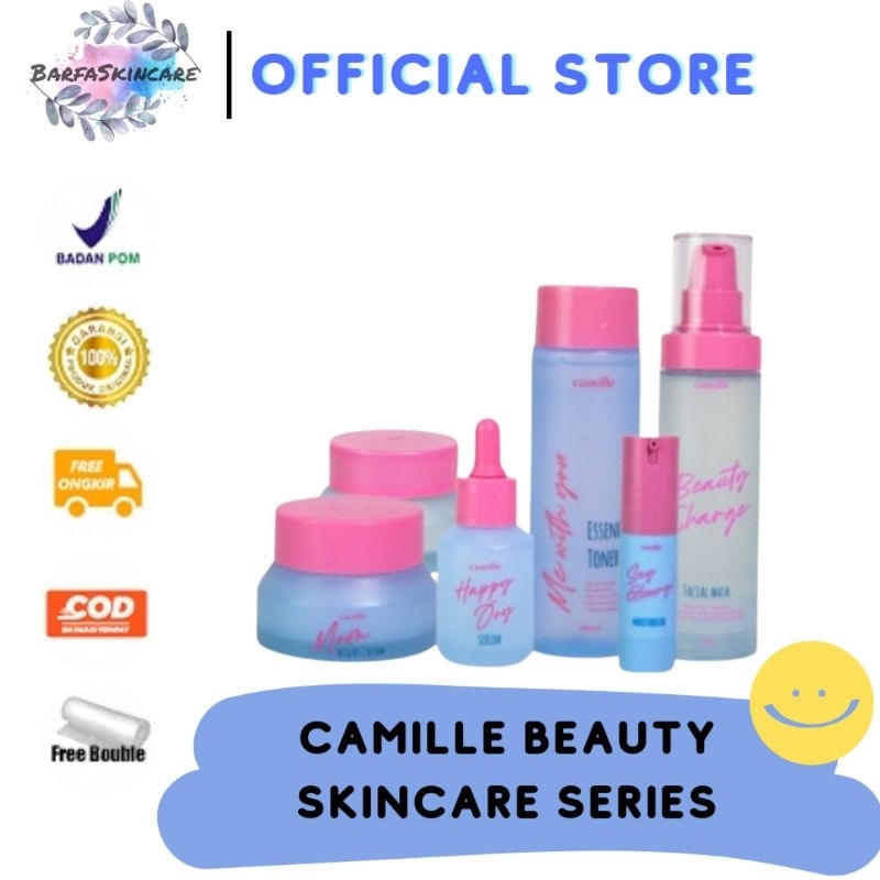 Camille Beauty Skincare Series Facial Wash - Day Night Cream Toner Serum Skincare Camille Beauty