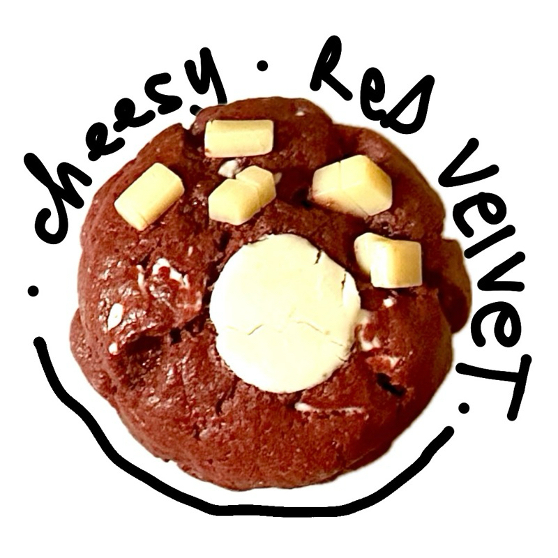 

Cheesy Red Velvet Cookies (with cream cheese) - Soft Baked Cookies by Smunchiesmade