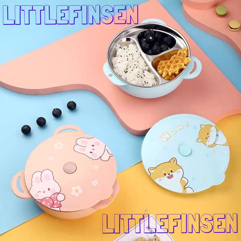 kotak makan sekat stainless/kotak makan mpasi/kotak makan anak/kotak makan anak stainless