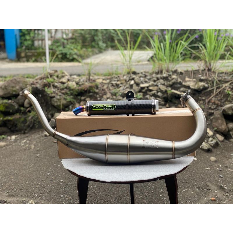 Knalpot Ninja R SS RR press Fourtech Chamber GJR Racing Original